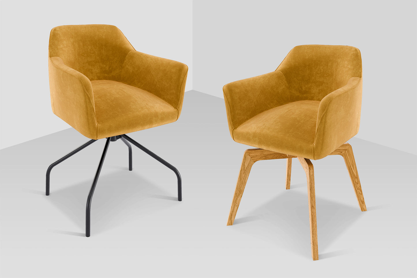 Krēsls Karlet W 62/83/61 cm sinepes