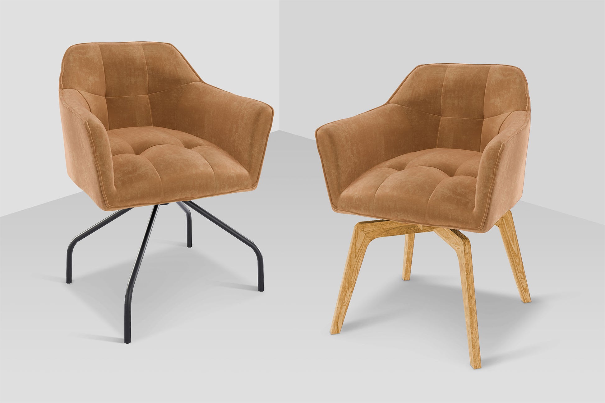 Krēsls Silia W 62/83/61 cm taupe - N1 Home