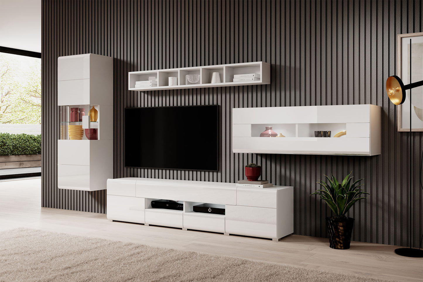 Kumode Tola 122/39/152 cm balts - N1 Home