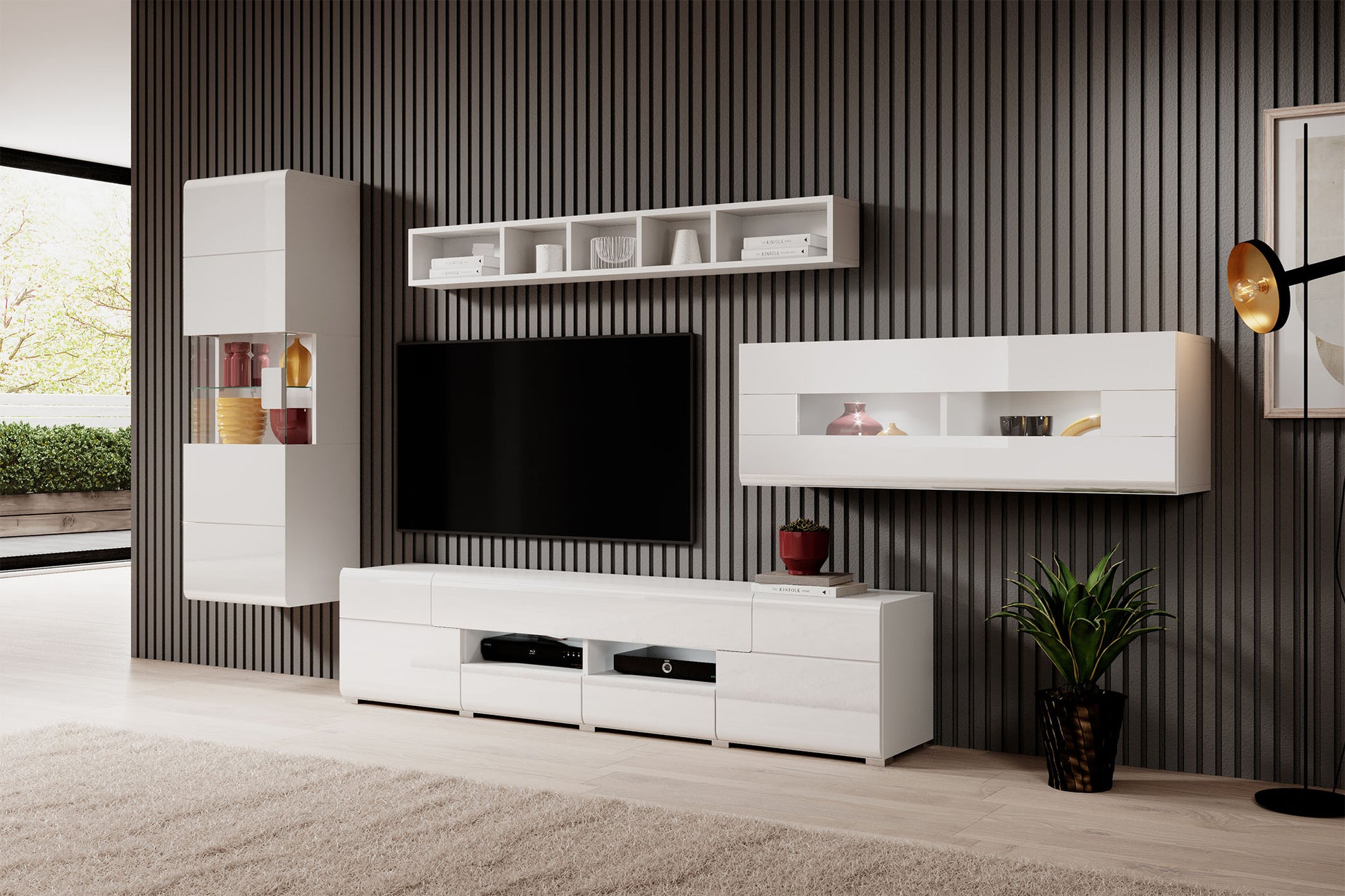 Kumode Tola 122/39/152 cm balts - N1 Home