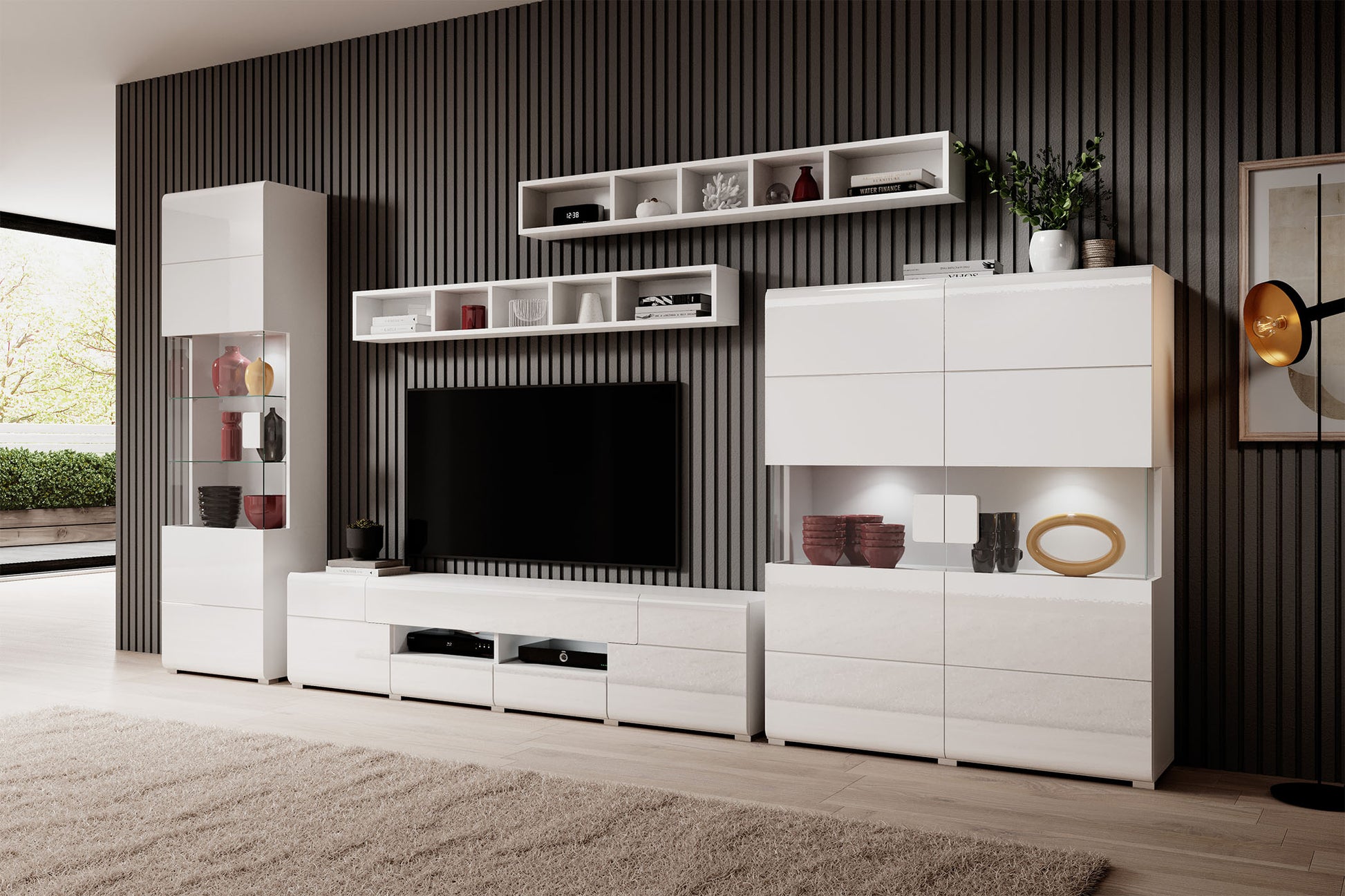 Kumode Tola 122/39/152 cm balts - N1 Home