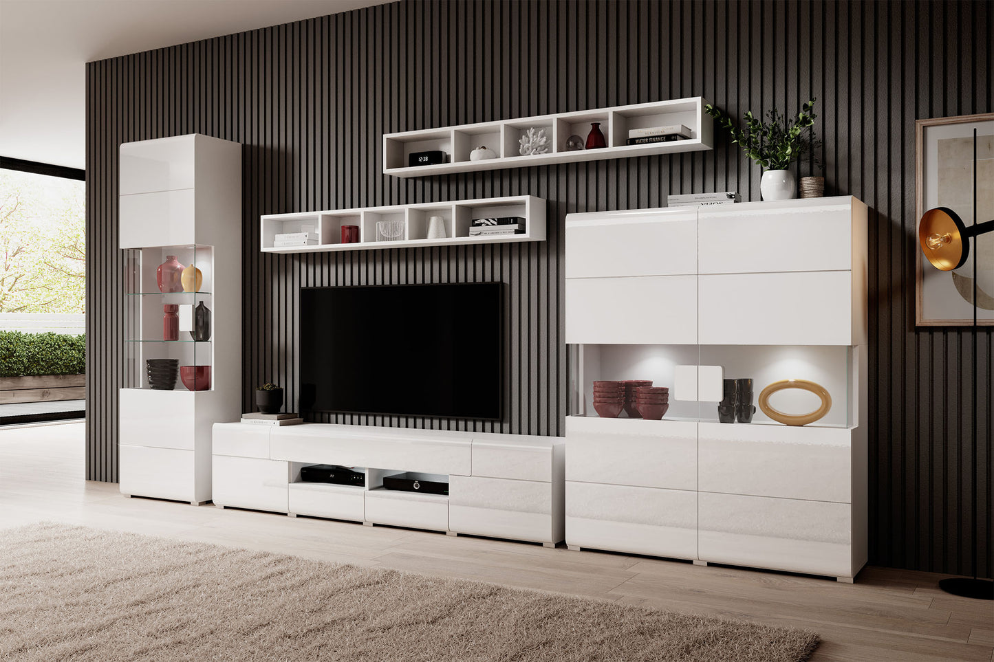 Kafijas galds Tola 110/60/39 cm balts - N1 Home