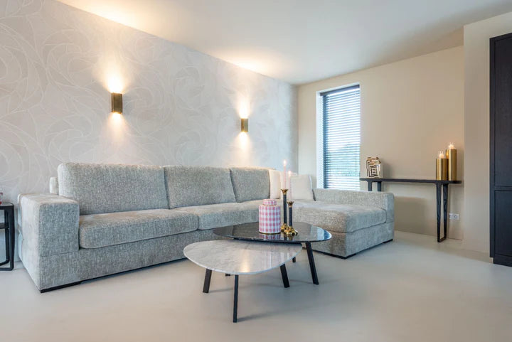 Kafijas galdiņi Trocadero, 2 gab. komplekts Richmond Interiors 33/87/78 cm melns/balts - N1 Home