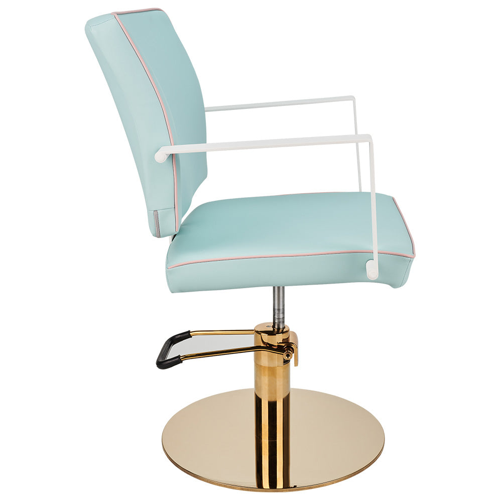 Frizētavas krēsls Dols 53/63/66 cm gaiši zils - N1 Home