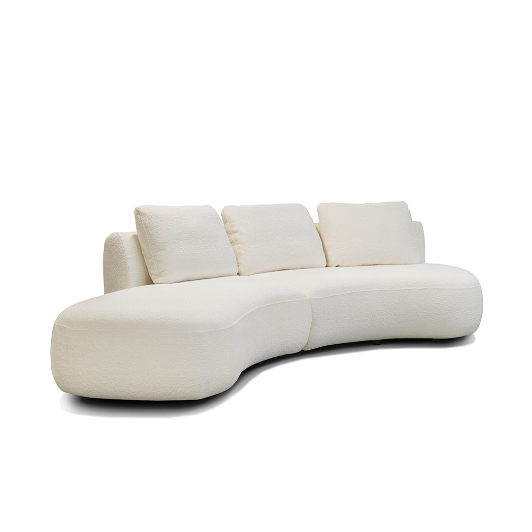 Dīvāns Domani S1 Befame 314/91/144 cm krēms - N1 Home