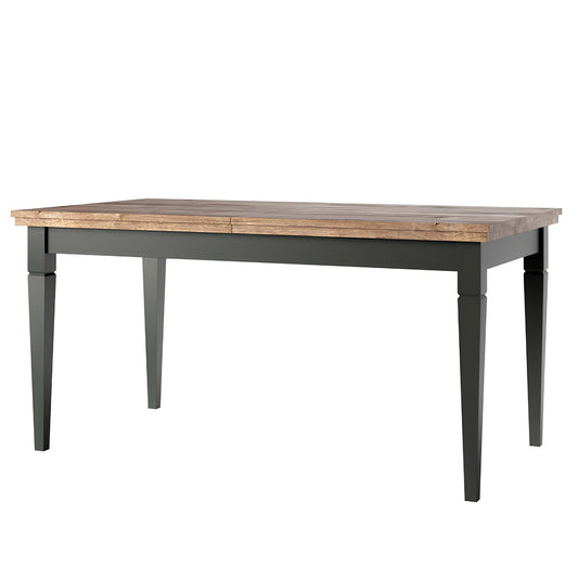 Galds Evtar 160/79/90 cm zaļs/Lefkas ozols