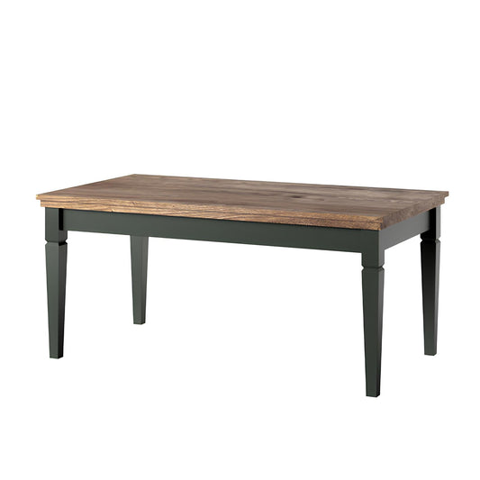 Kafijas galds Evtar 60/110/50 cm zaļs/Lefkas ozols - N1 Home