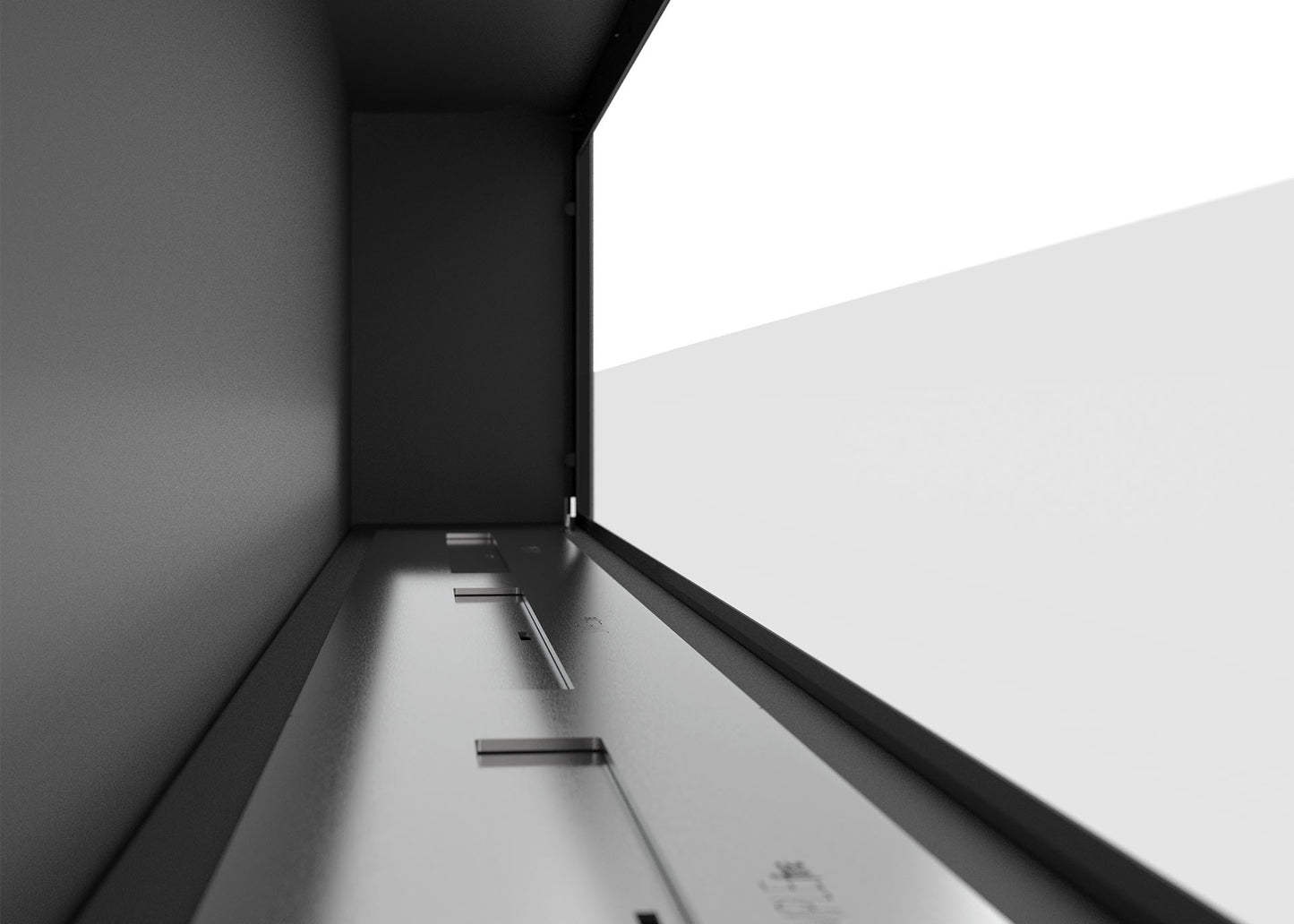 Biokamīns Frams 1800 180/49/20 cm balts - N1 Home