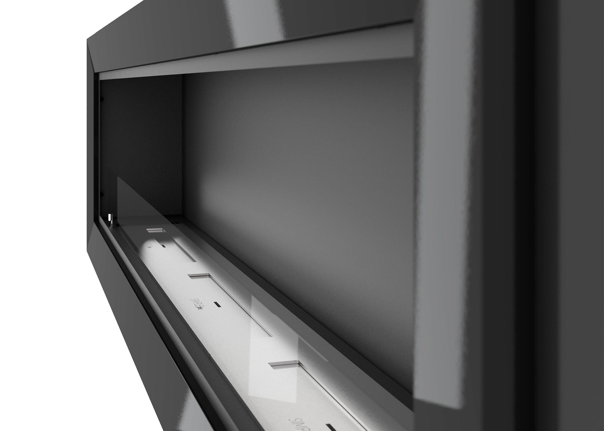 Biokamīns Frams 1800 180/49/20 cm balts - N1 Home