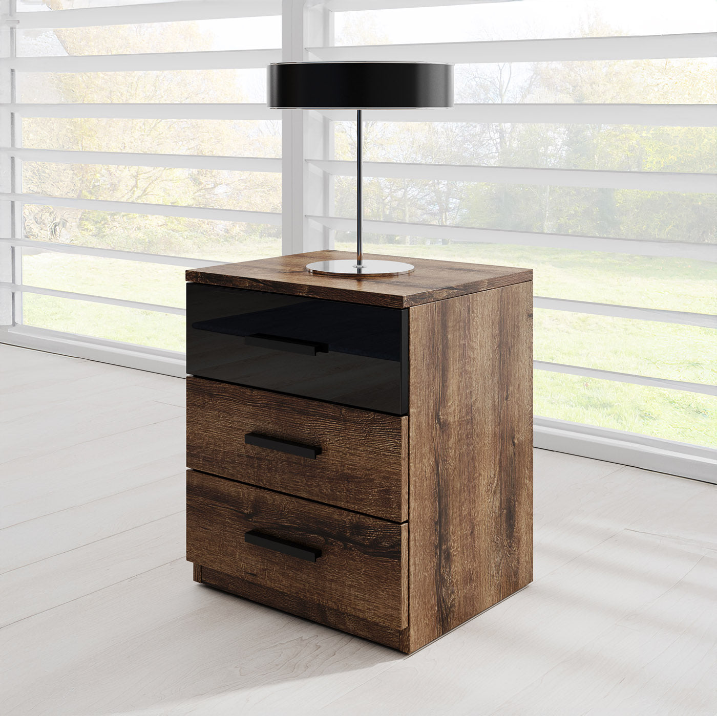 Naktsskapis Galateja 46/41/56 cm Monasteri ozols - N1 Home