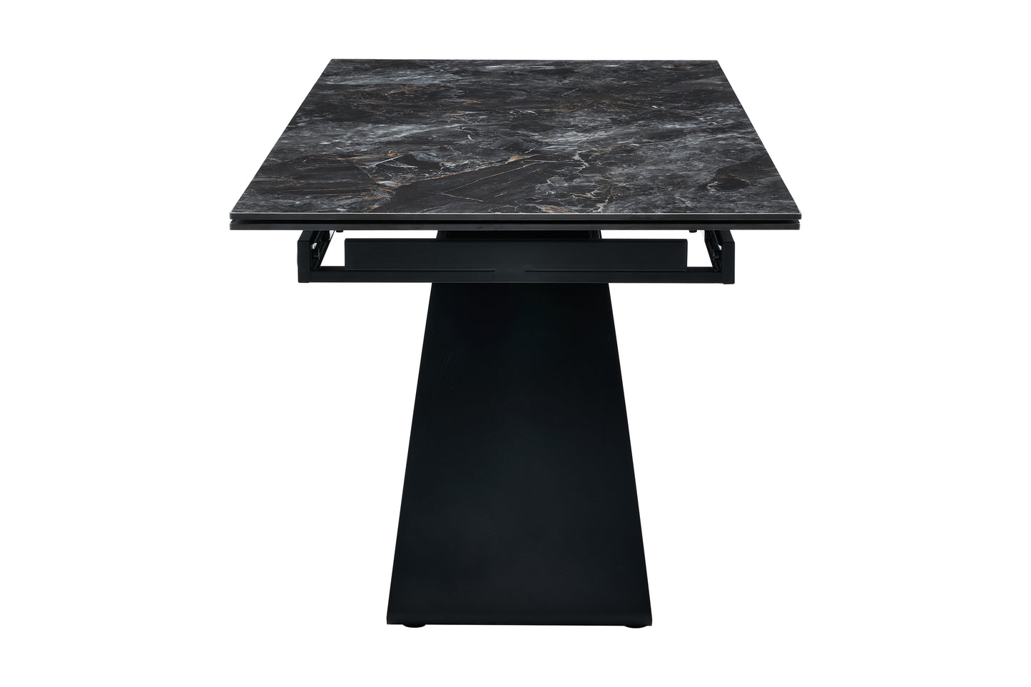 Galds Dora 180-260/90/76 cm melns. Ekskluzīvi!