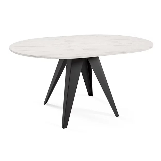 Galds Gera 90/76; 100/76 cm Marmur Bianco