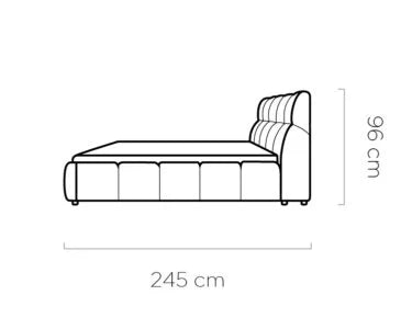 Gulta Giu 140/160/180x200 cm Eden 09 - N1 Home