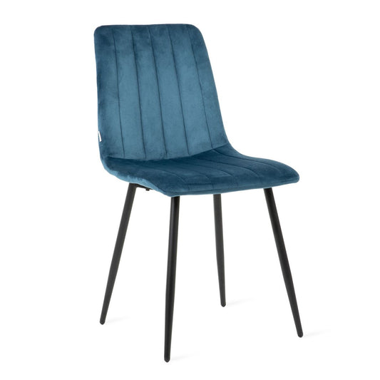 GOLICK tumši zils velūra krēsls 44x57x88 cm