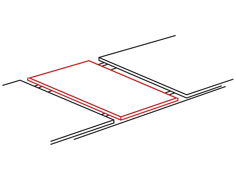 Galds DM melns 100x100-250 cm