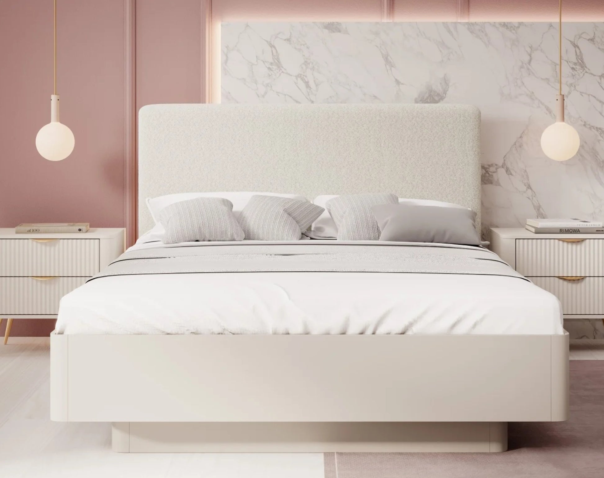 Gulta Lanti 160/200 cm bēšs - N1 Home