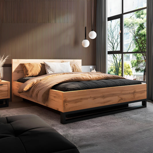 Gulta Hallis 140;160;180/200 cm Votan ozols - N1 Home