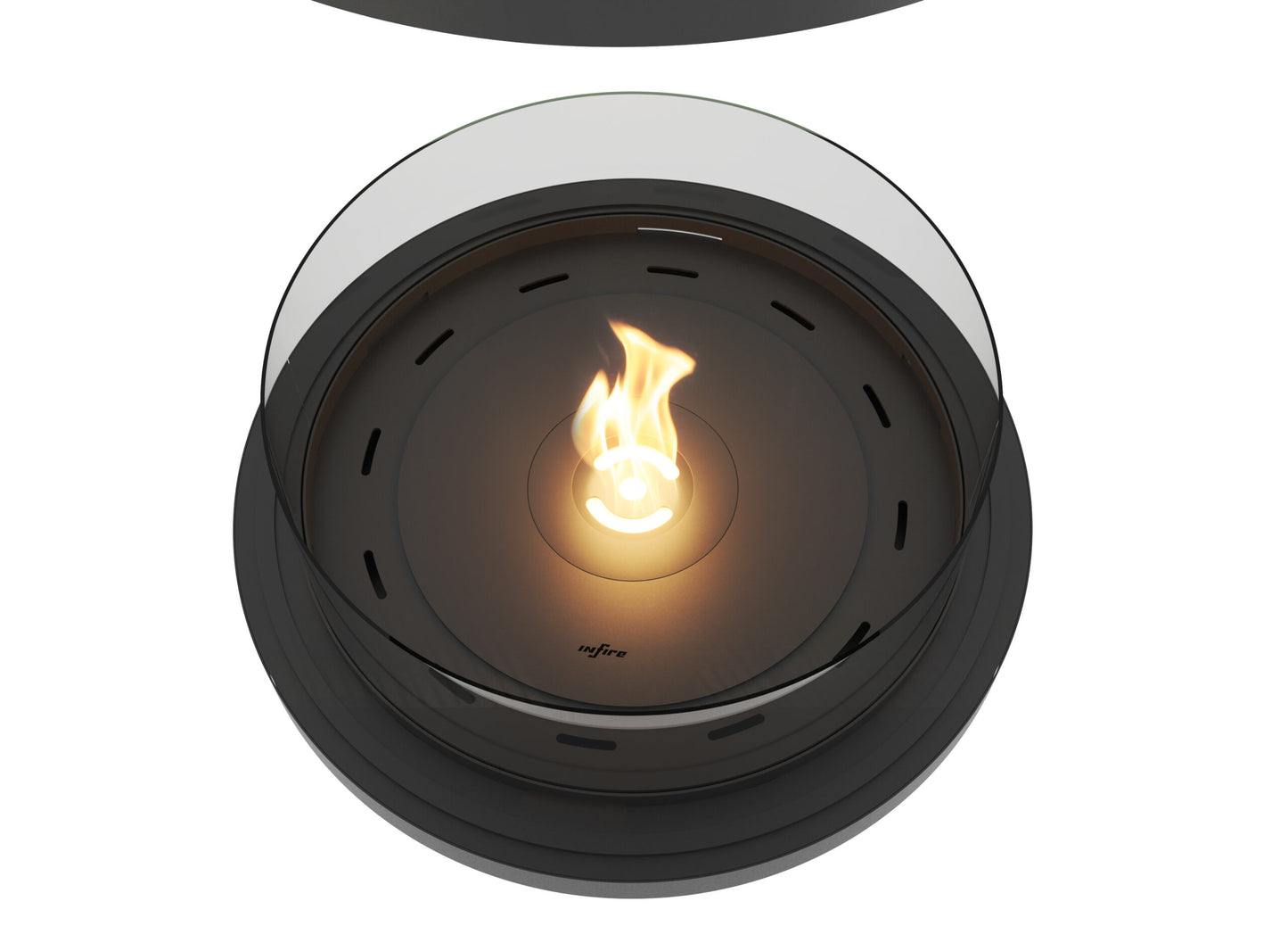 Biokamīns Inrond 80/200 cm melns - N1 Home