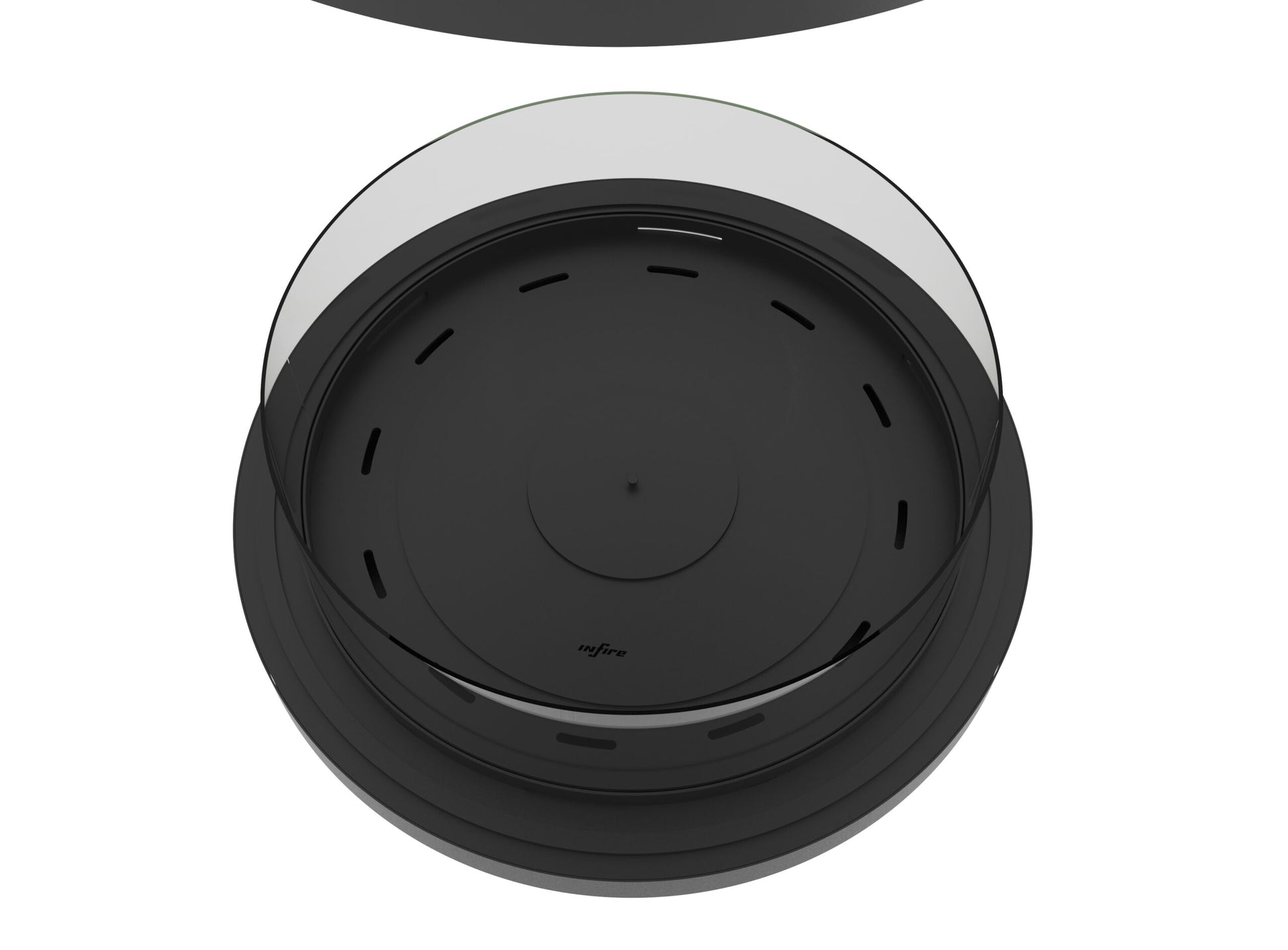 Biokamīns Inrond 80/200 cm melns - N1 Home