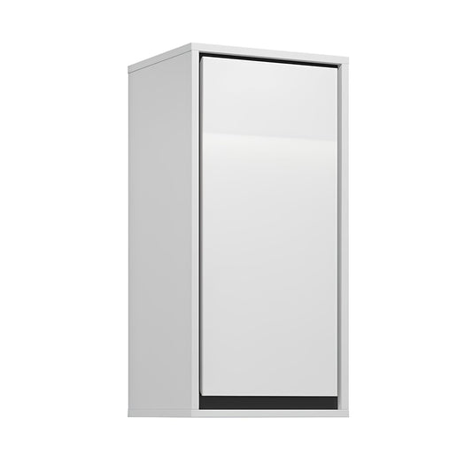 Skapis Iriva 35/30/72 cm balts/melns