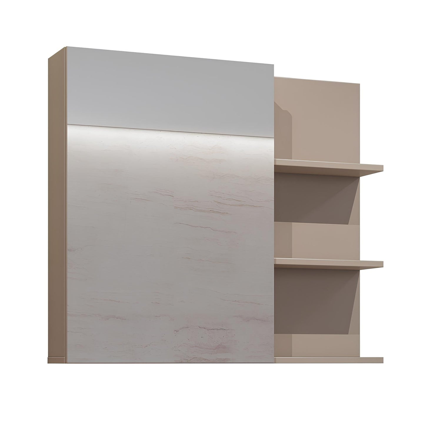 Skapis Iriva 35/30/172 cm congo/melns