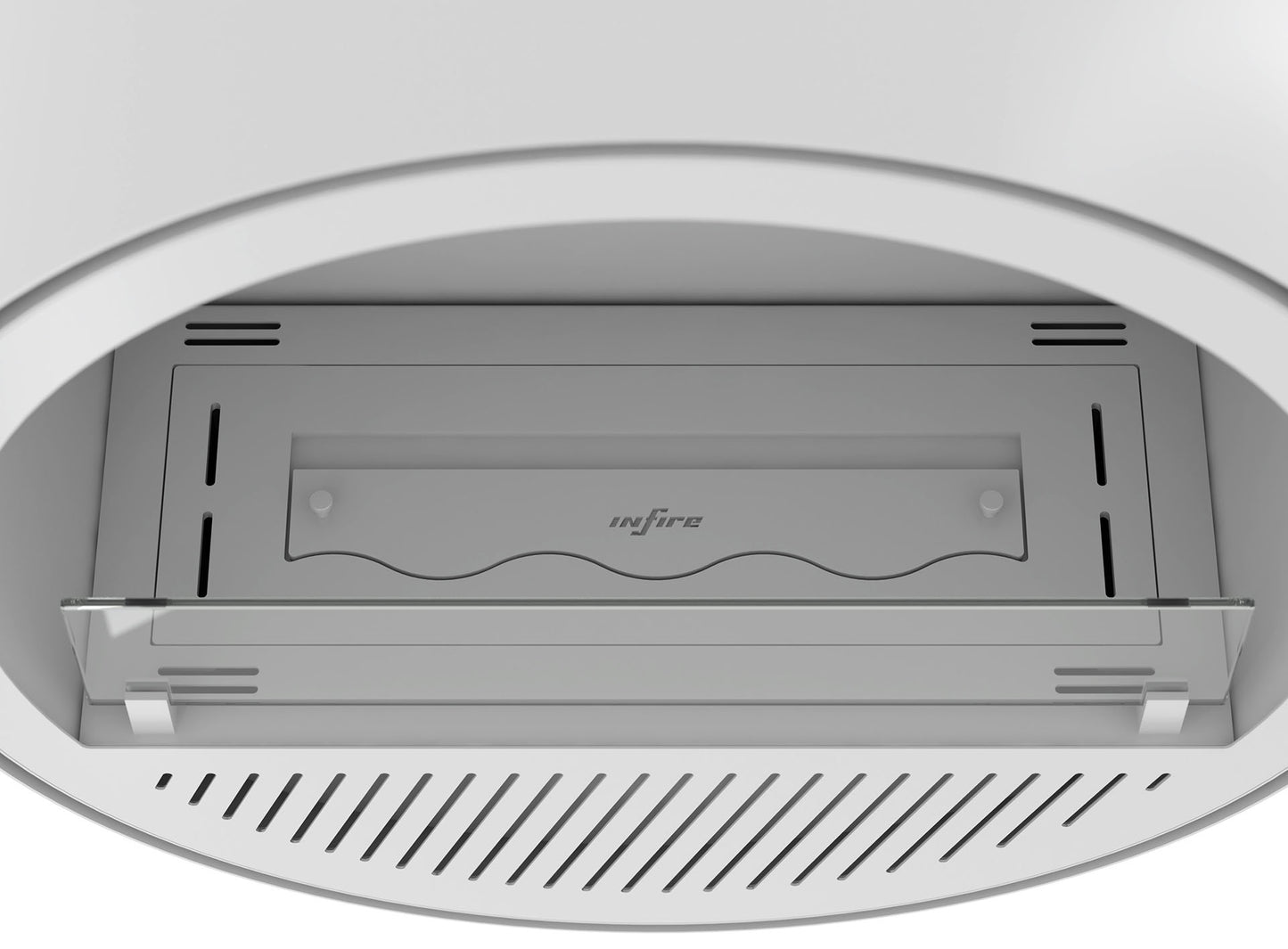 Biokamīns Incyrc Slim wall 72/30 cm balts - N1 Home