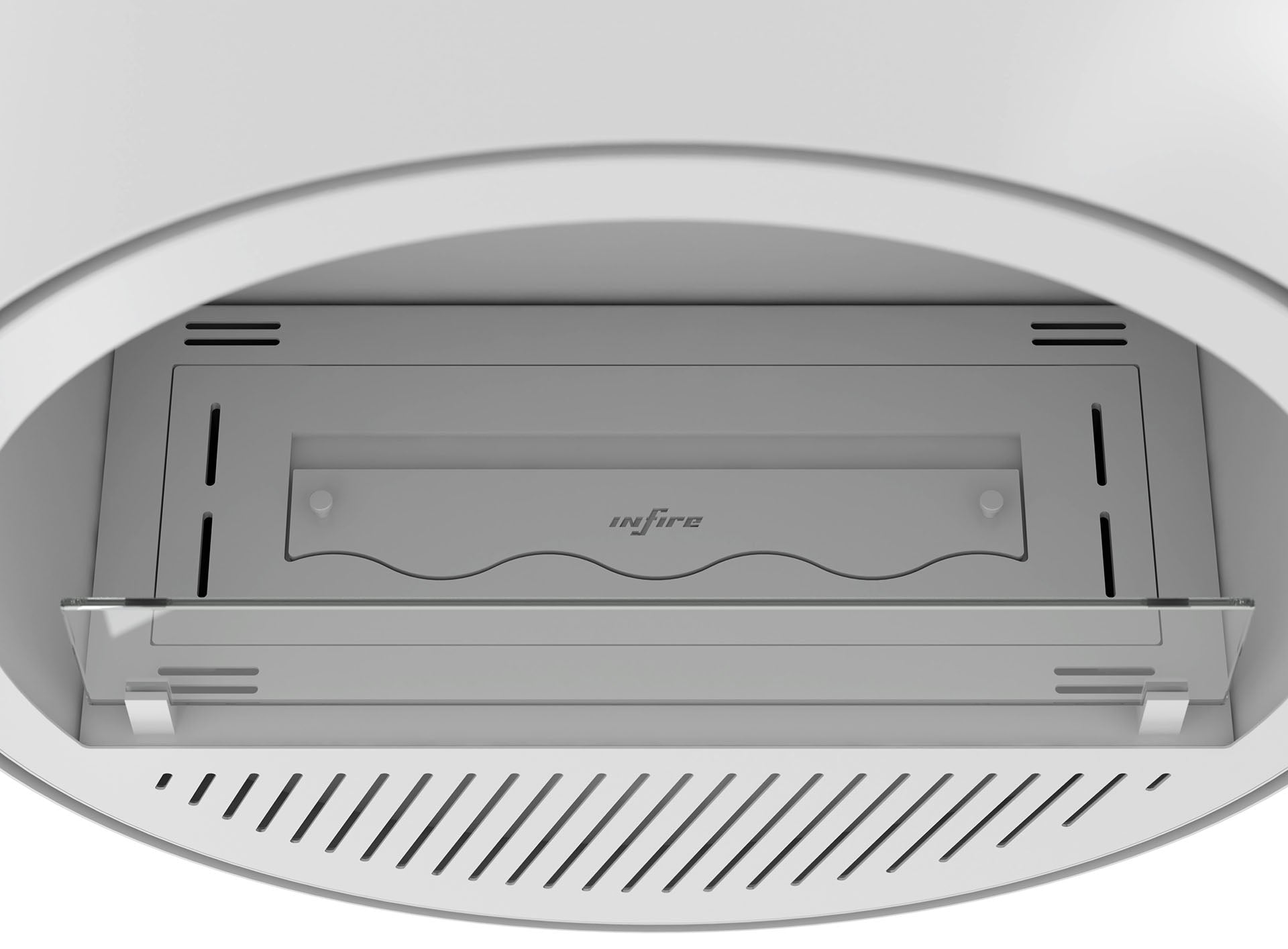 Biokamīns Incyrc Slim wall 72/30 cm balts - N1 Home