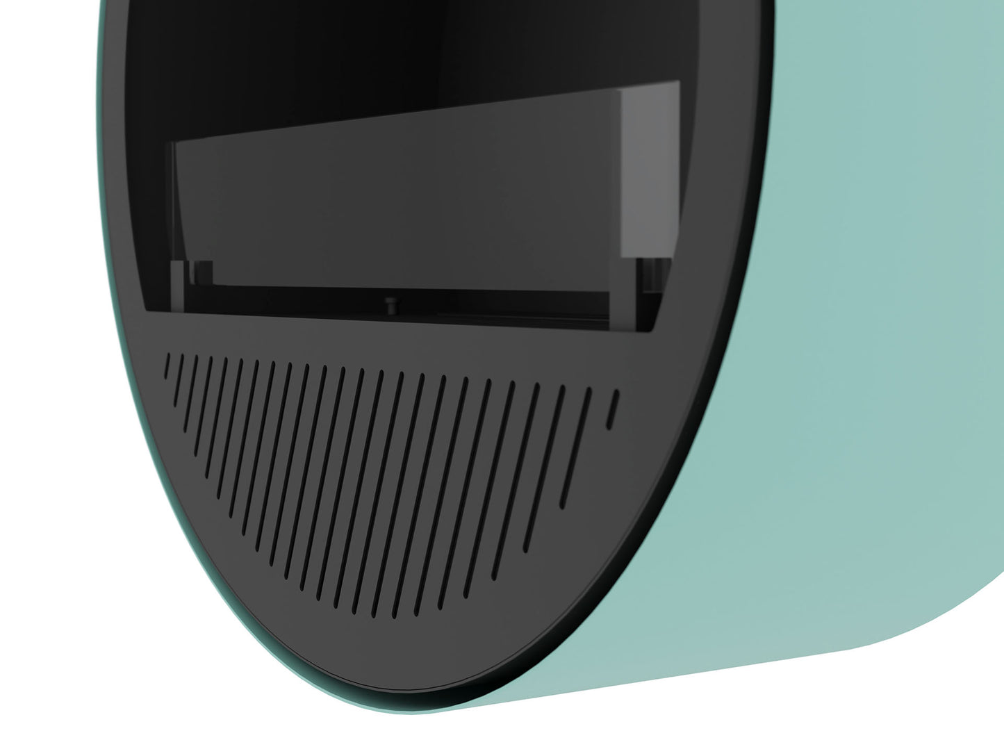 Biokamīns Incyrc Slim wall 72/30 cm gaiši zils - N1 Home