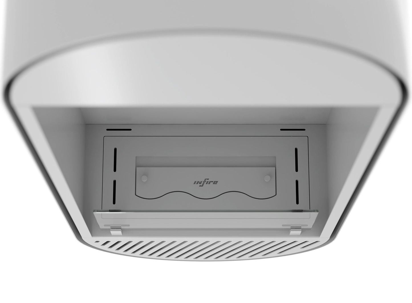 Biokamīns Incyrc Vert 130/50/25 cm balts - N1 Home