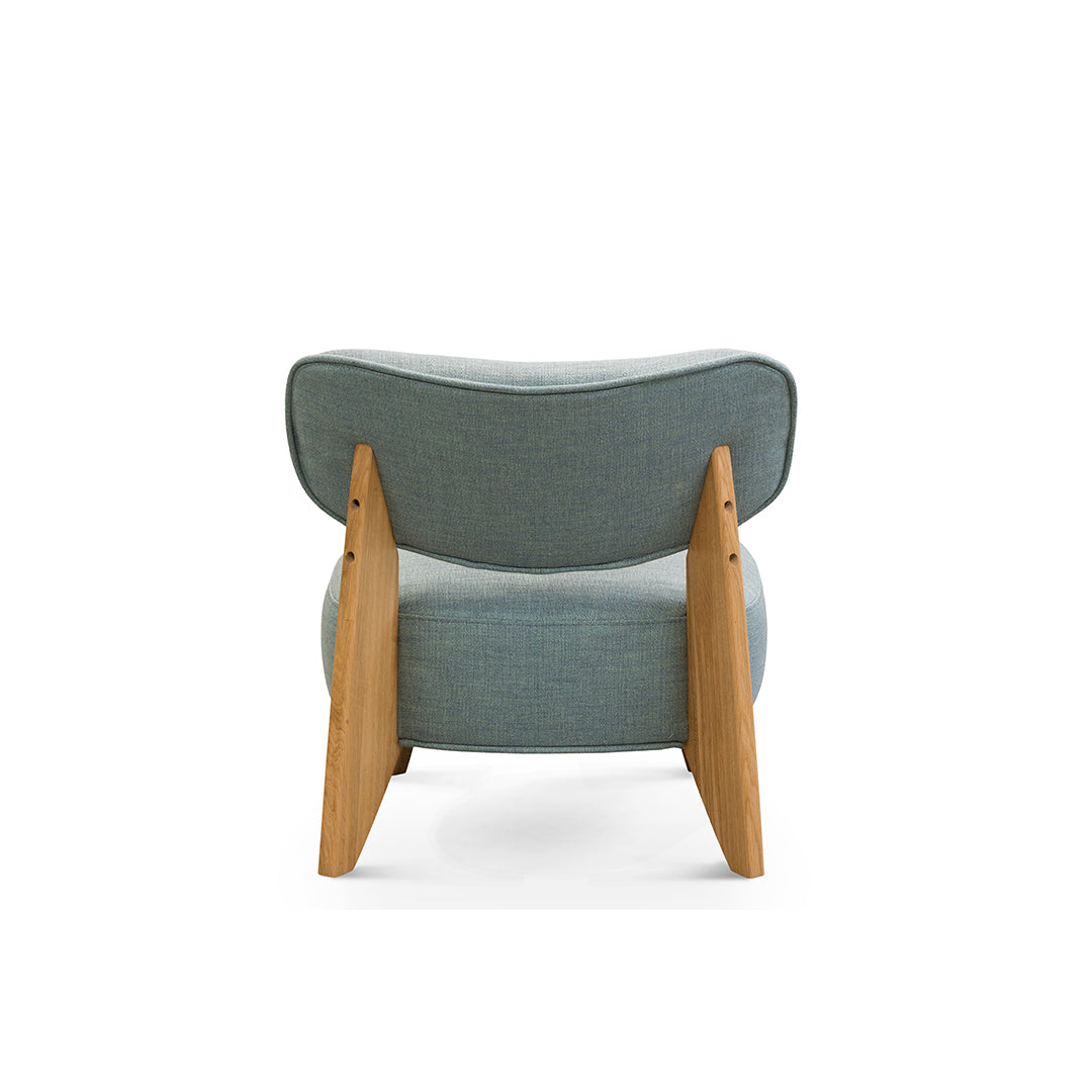 Krēsls Juna Befame 70/79/72 cm gaiši zils/ozols - N1 Home