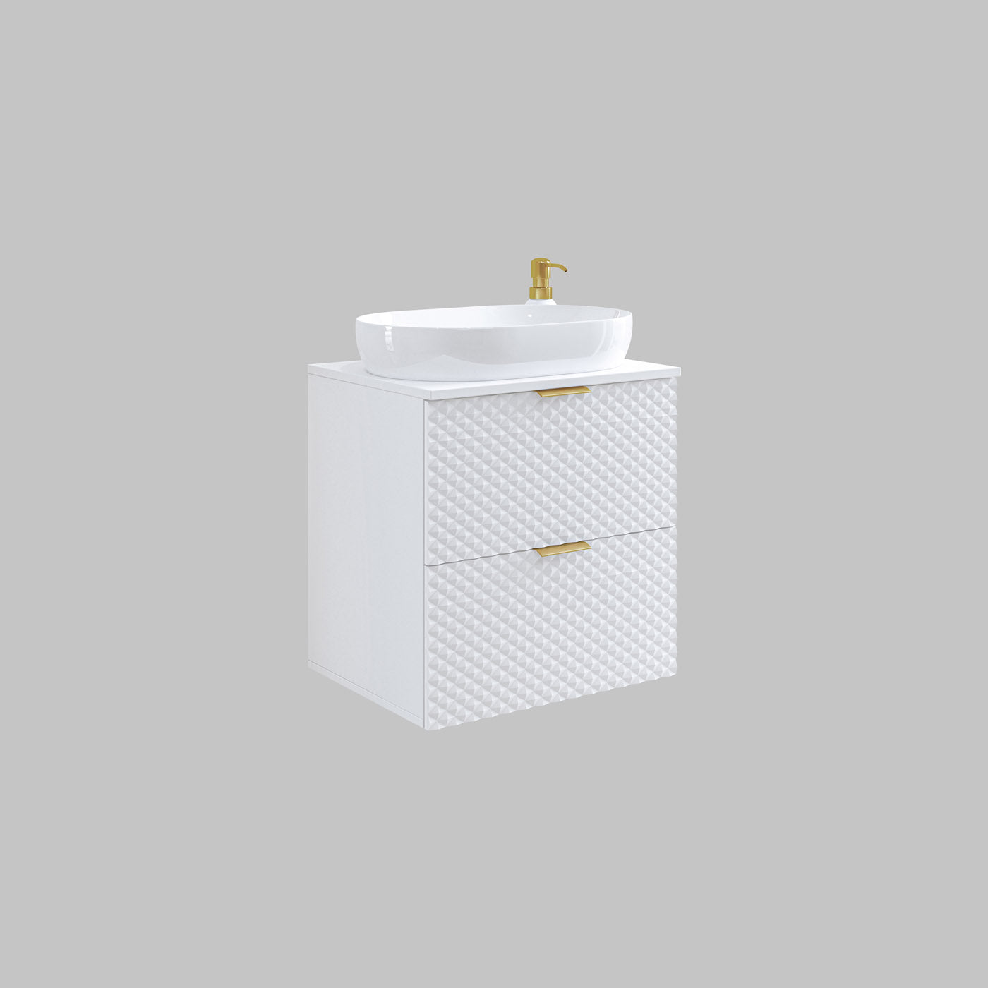 Skapis Lors 60/49/63 cm balts