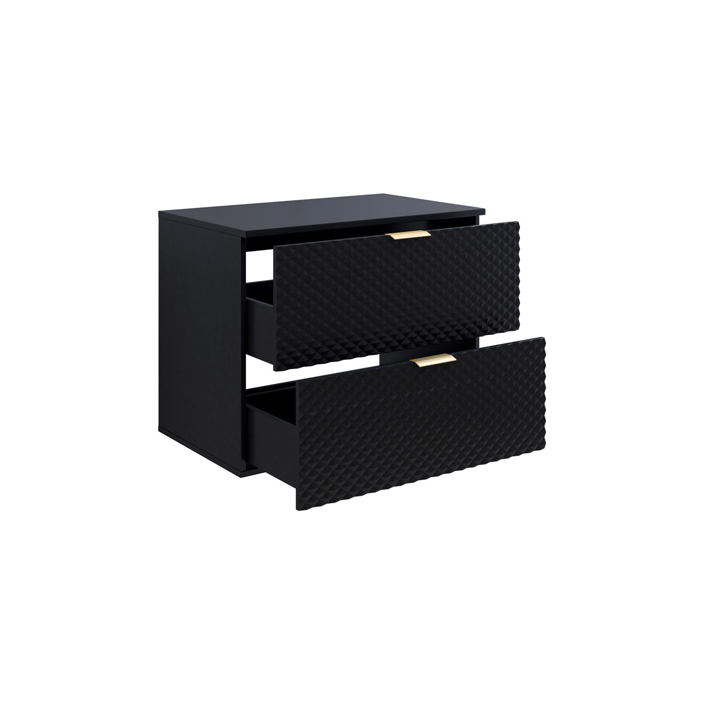 Skapis Lors 80/49/63 cm melns