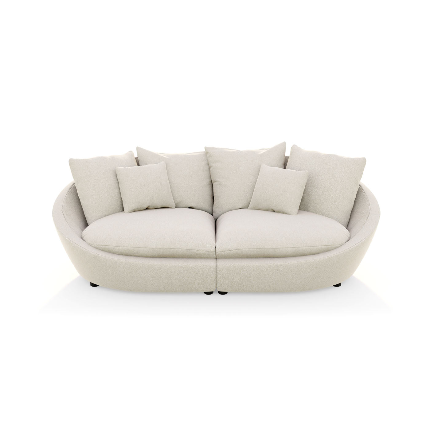 Dīvāns Majo 237;280/87/131 cm gaiši bēšs - N1 Home