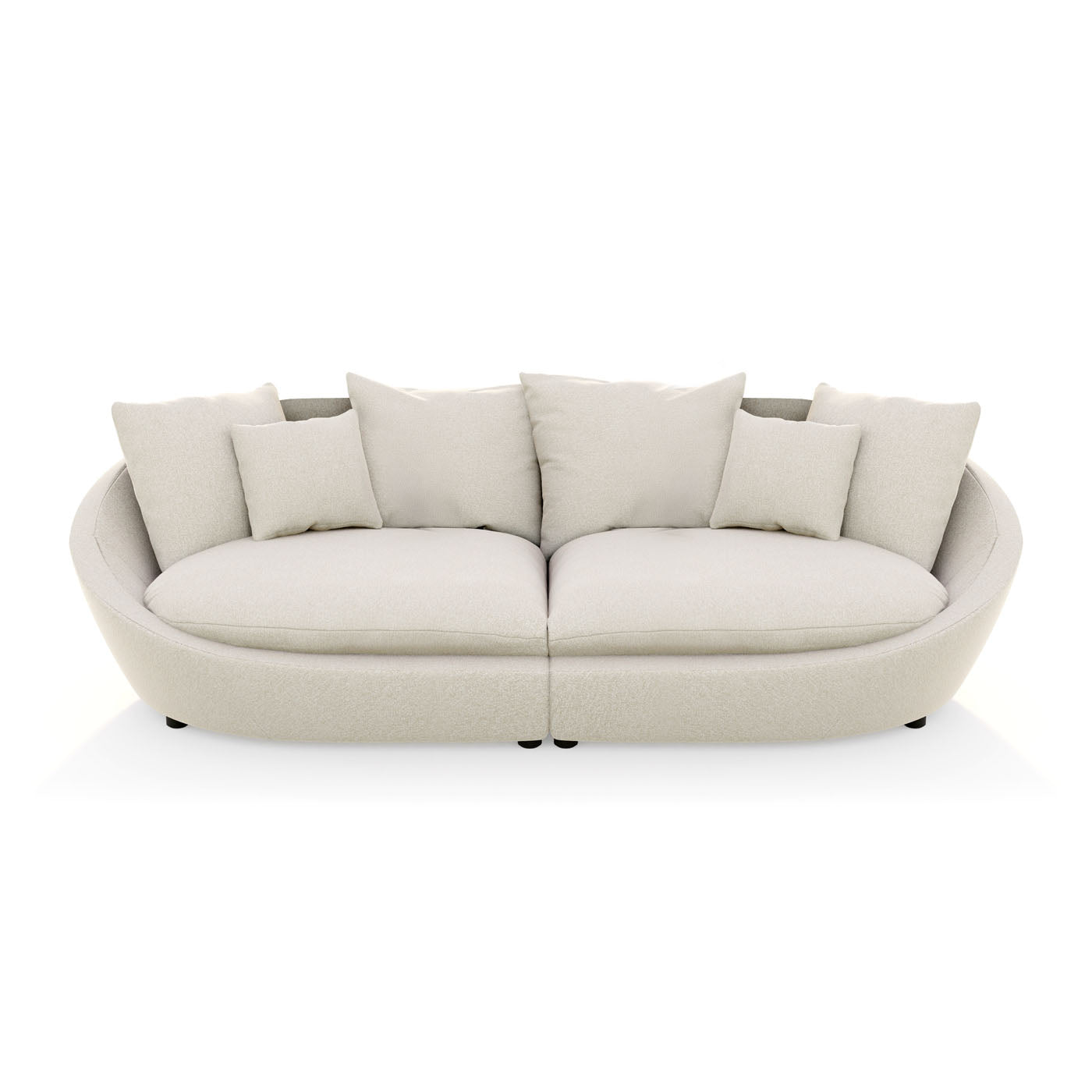 Dīvāns Majo 237;280/87/131 cm gaiši bēšs - N1 Home