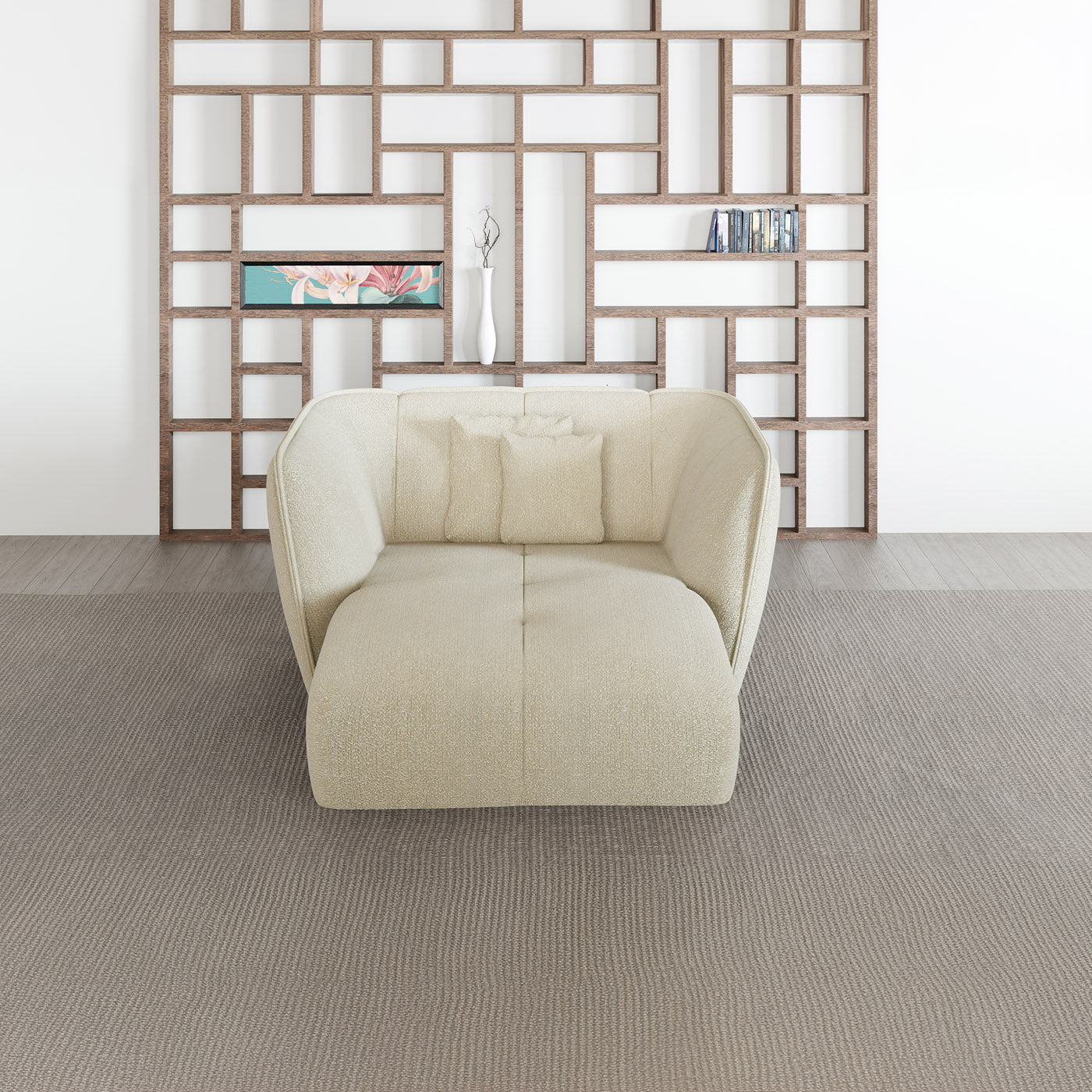 Krēsls Malis 148/81/180 cm bēšs