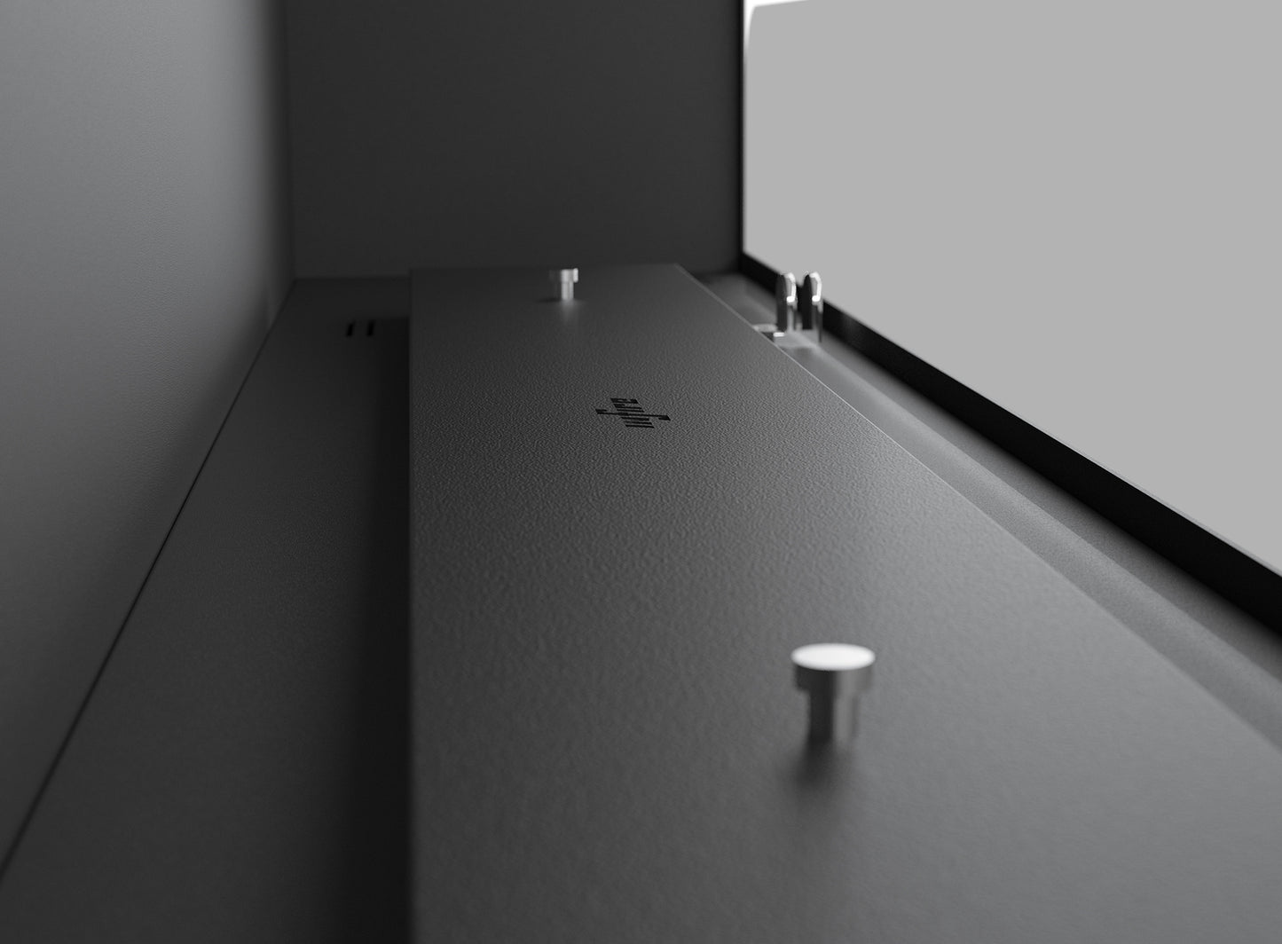 Boikamīns Inport 1 115/100/25 cm melns - N1 Home