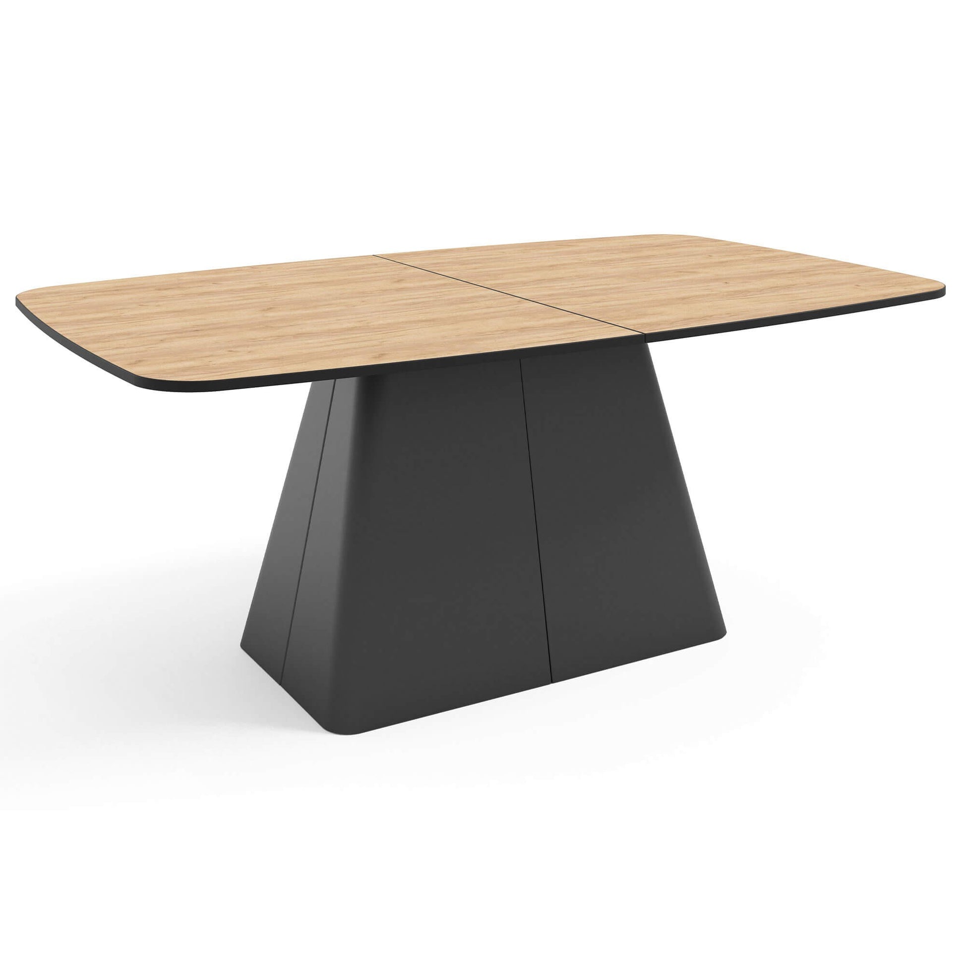 Galds Novaus 180-256/76/110 cm Krafts ozols zelts - N1 Home