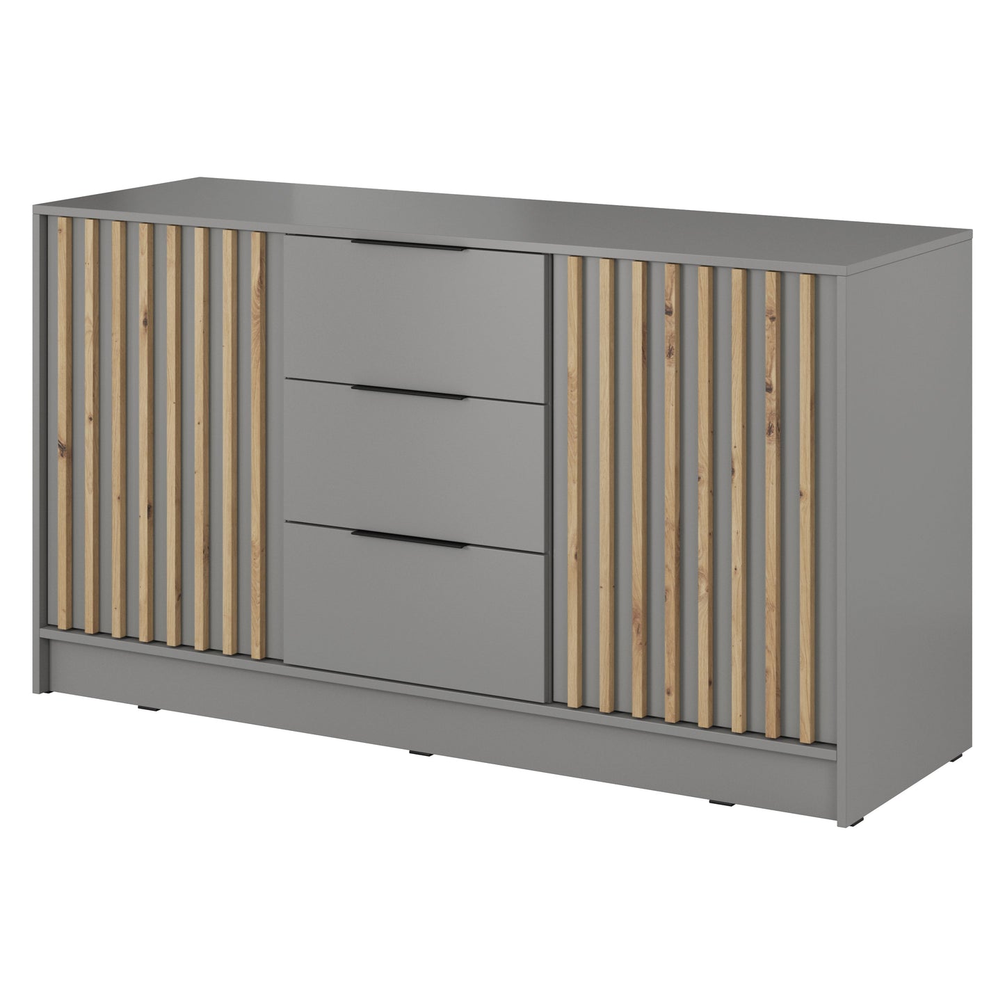 Kumode Neko 155/86/45 cm pelēks - N1 Home