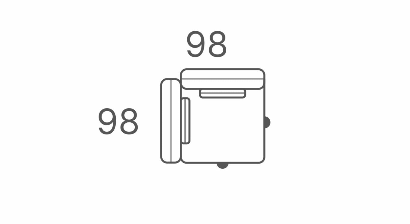 Modulāras dīvāns Oaho Castel 3 - N1 Home