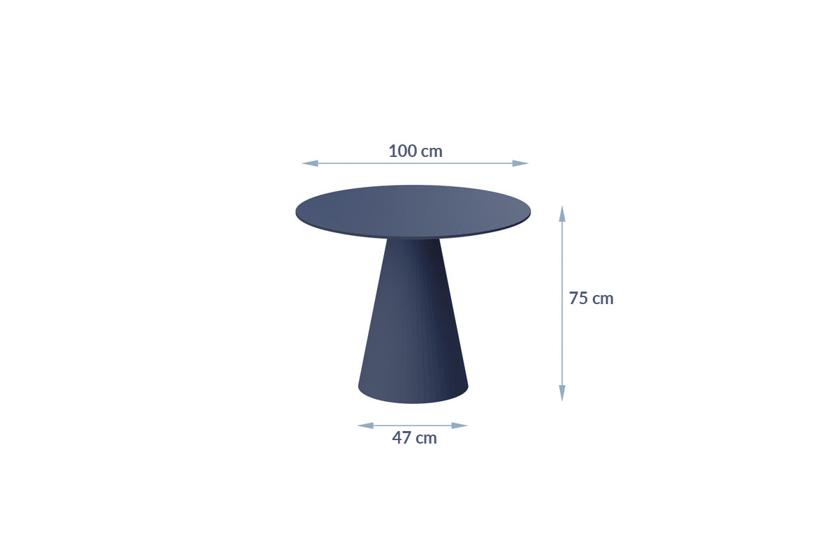 Galds Pinola 75/100/100 cm kapučīno - N1 Home