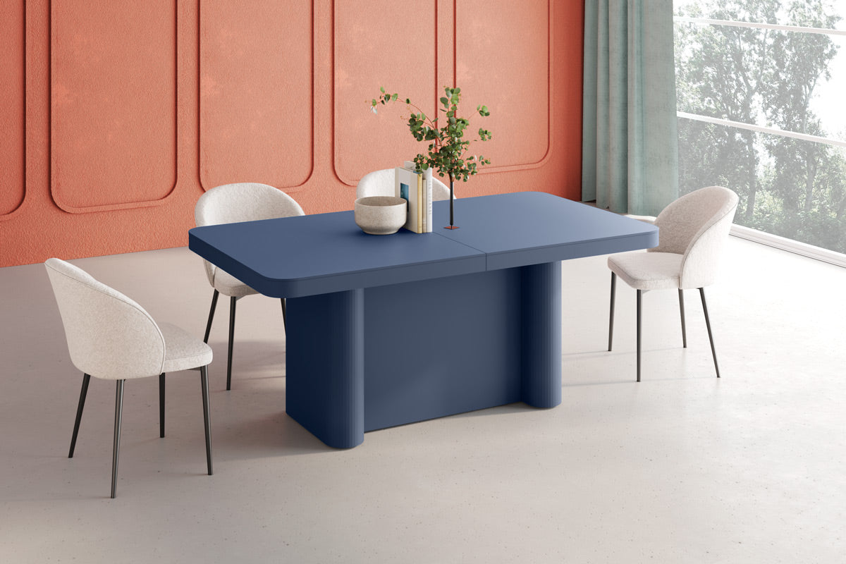 Galds Porto 160-412/100/75 cm zils - N1 Home