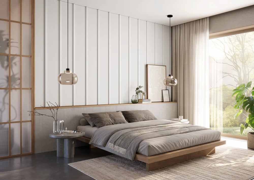 Japānas panelis Kobe 275/30 cm balts