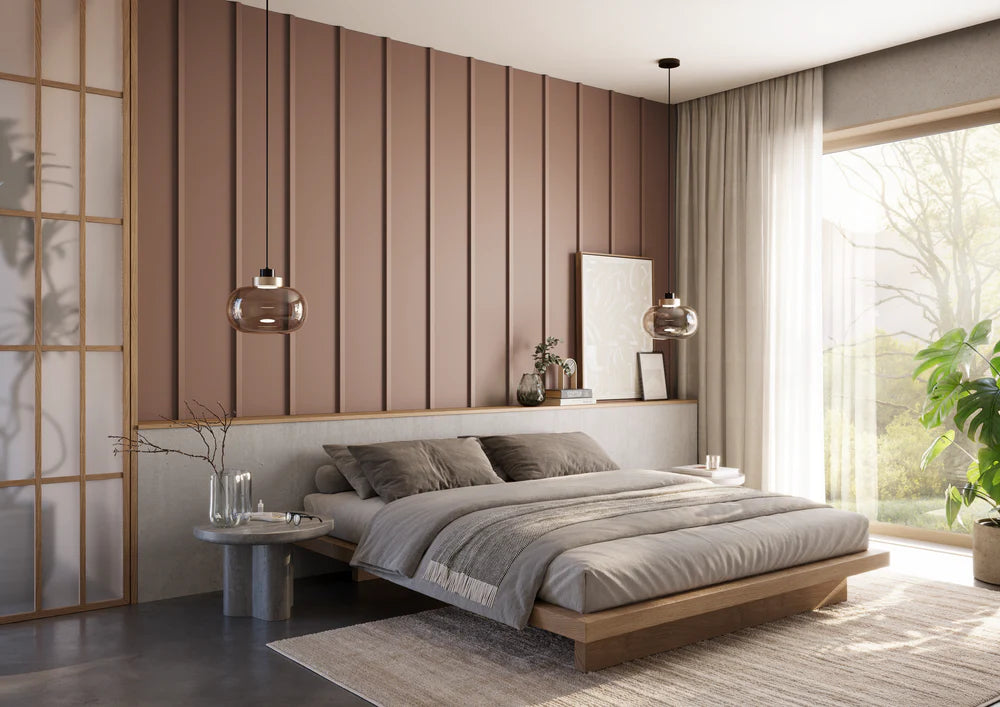 Japānas panelis Kobe 275/30 cm Mocha mousse