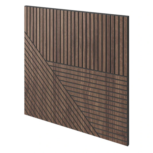 Frēzēti paneļi Tola 60/60 cm Amerikāņu valrieksts