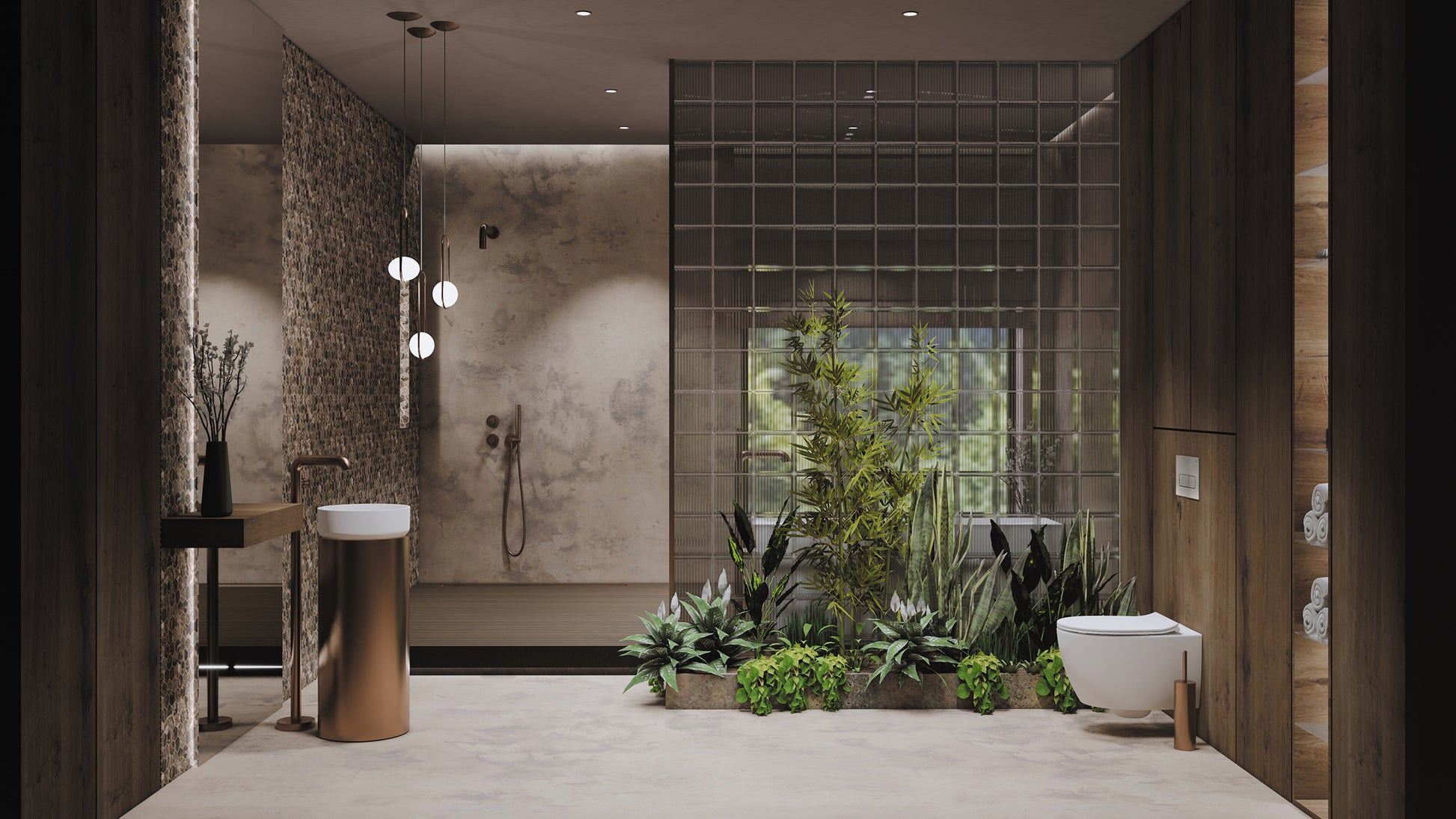 Izlietnes maisītājs, brīvi stāvošs Silia 1090 mm matēta bronza - N1 Home