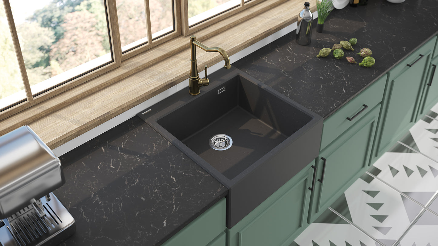 Virtuves jaucējkrāns ar taisnstūra snīpi Tamizo 333 mm hroms - N1 Home