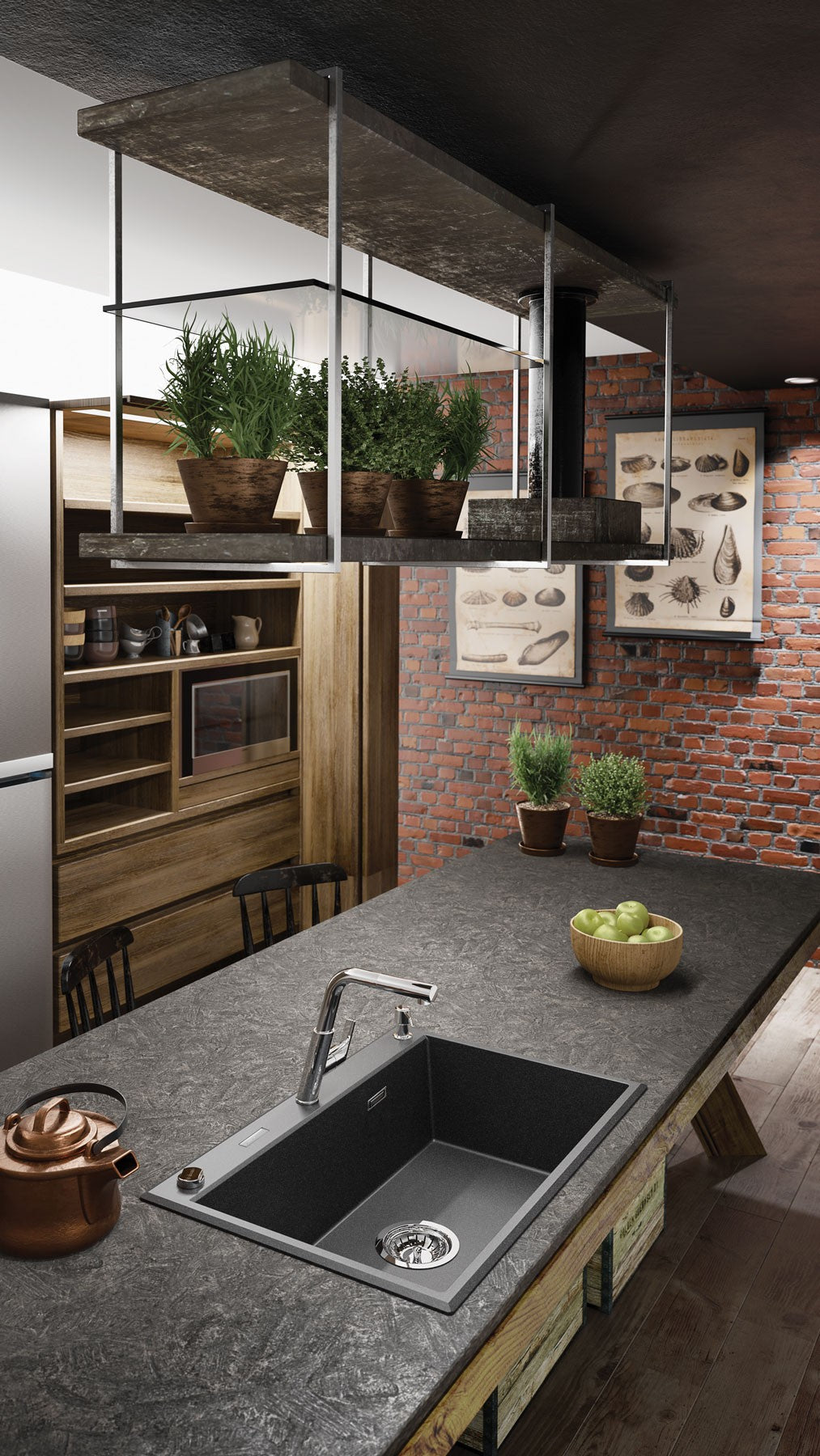 Virtuves jaucējkrāns ar izvelkamu snīpi Silia 253 mm hroms - N1 Home