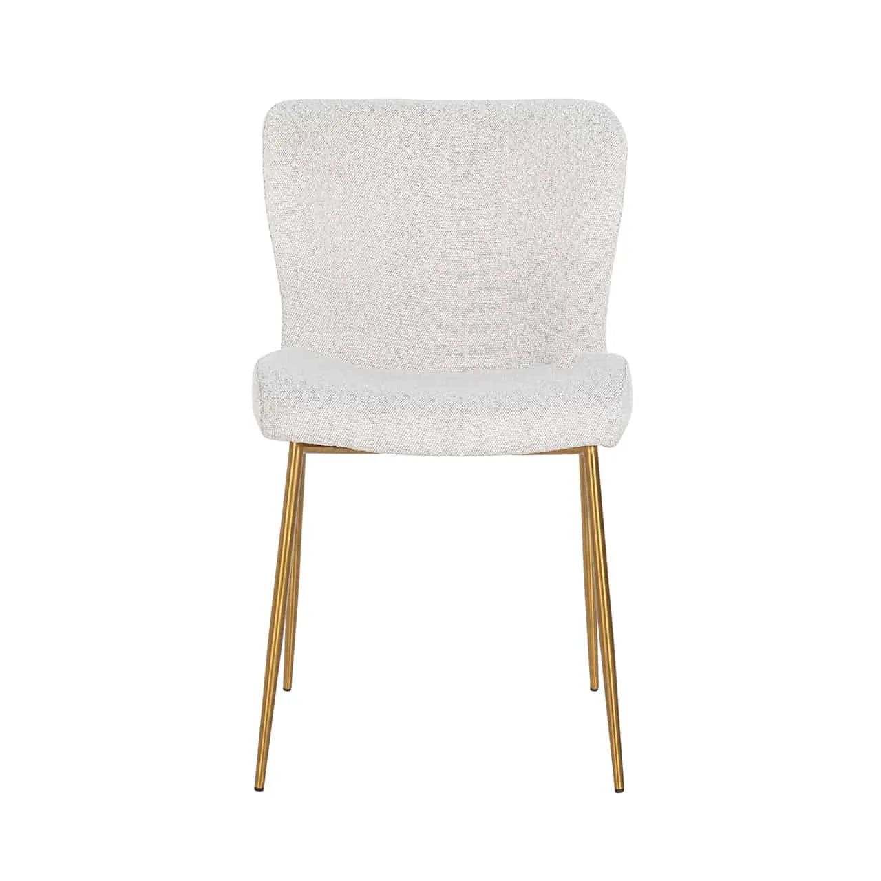 Krēsls Odessa (Set of 2) Richmond Interiors 85/49/64 cm white bouclé - N1 Home