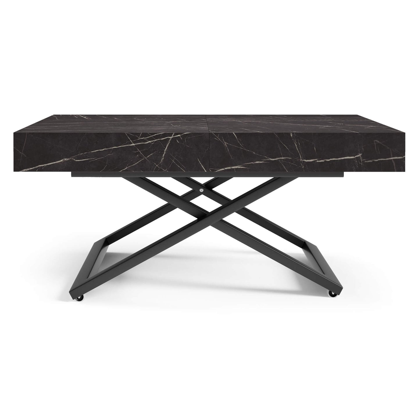 Galds Tiks U 27-80/120-200/80 cm balts hromix - N1 Home