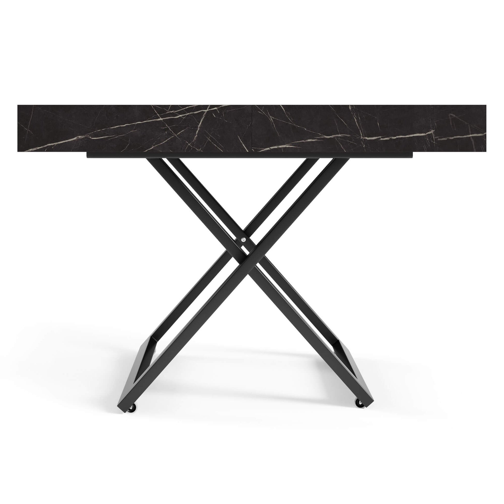 Galds Tiks U 27-80/120-200/80 cm balts hromix - N1 Home